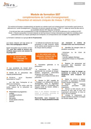 découvrez nos modules de formation sst (sauveteur secouriste du travail) conçus pour vous préparer efficacement aux gestes de premiers secours en milieu professionnel. apprenez à réagir face à une urgence et à garantir la sécurité de votre équipe grâce à des cours adaptés à tous les niveaux.